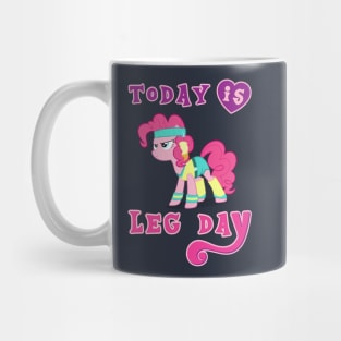 Today Is Leg Day Gym Pony Fitness Mug